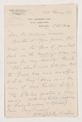 Letter, 12 October 1894