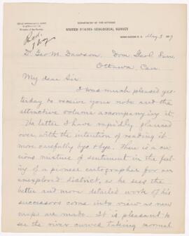Letter, 3 May 1889