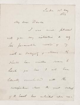 Letter, 22 May 1863