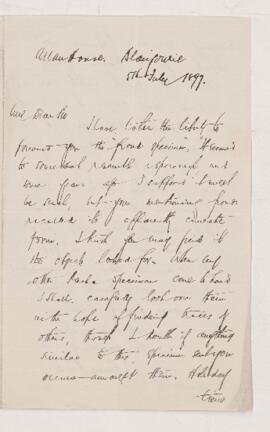 Letter, 5 July 1897