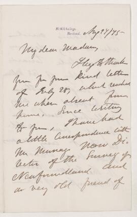 Letter, 17 August 1875