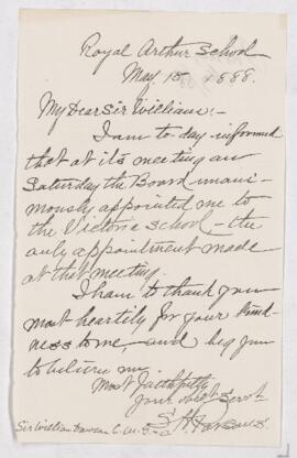 Letter, 15 May 1888