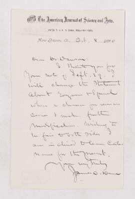 Letter, 8 October 1880