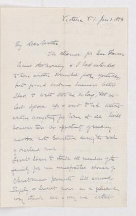 Letter, 3 January 1876