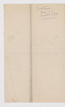 Letter from M. Desrosiers to B.J. Harrington.