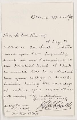 Letter, 25 April 1889