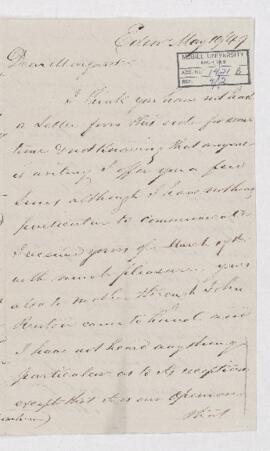 Letter, 10 May 1849