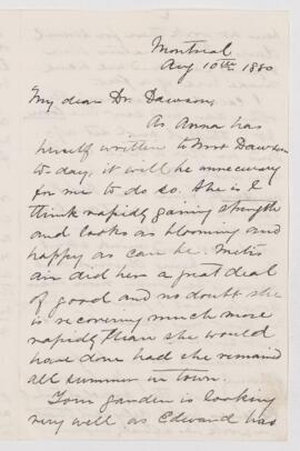 Letter, 10 August 1880