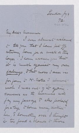 Letter, 4 July 1872