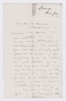 Letter, 9 June 1882