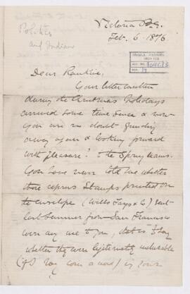 Letter, 6 February 1876