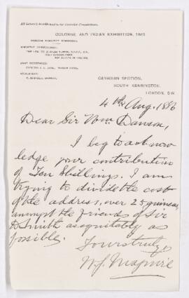 Letter, 4 August 1886
