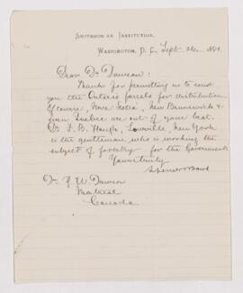 Letter, 26 September 1881
