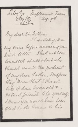 Letter, 9 August 1894