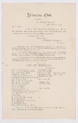Letter, 31 March 1877