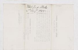 Account, 2 August 1858