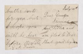 Letter, 18 July 1858