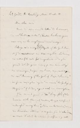 Letter, 13 October 1881
