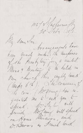 Letter, 28 February 1872