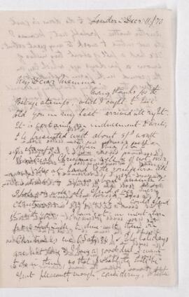 Letter, 11 December 1870