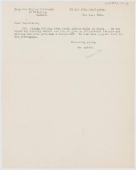 Letter to John Young Walker MacAlister, January 15, 1914