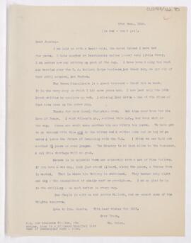 Letter to Henry Barton Jacobs, December 23, 1916