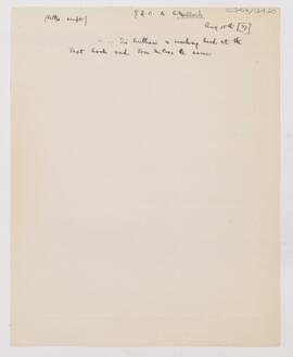 Letter to Thomas Archibald Malloch, August 18, 1917
