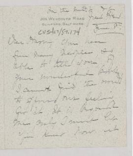 Letter to Harvey Cushing, June 8, 1925