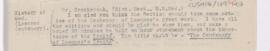 Letter to Francis Graham Crookshank, September 12, 1919