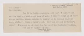 Letter to Campbell Palmer Howard, May 21, 1906