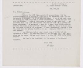 Letter, October 8, 1916