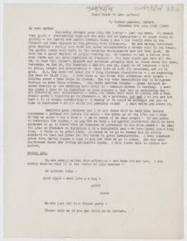Letter to Mrs. John Revere