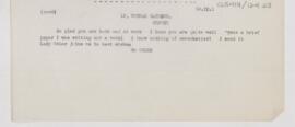 Letter to Miss MacCaskill, (September 18, 1917?)