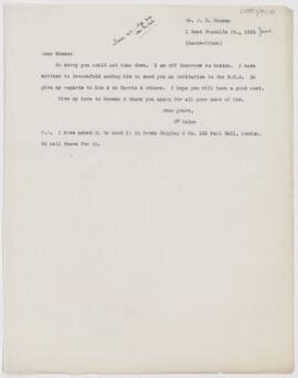 Letter to John H. Musser, June 1901