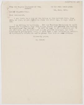 Letter to John Young Walker MacAlister, June 16, 1914