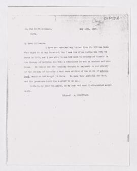 Letter, May 12, 1920