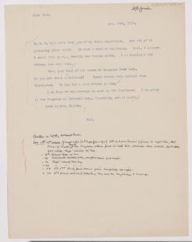 Letter to Henry Barton Jacobs, January 25, 1910
