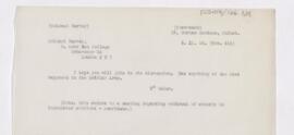 Letter to Colonel Harvey, November 6, 1918