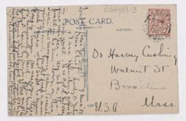 Letter to Harvey Cushing, March 9, 1925