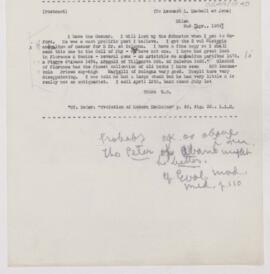 Letter to Leonard L. Mackall, April 2, 1909