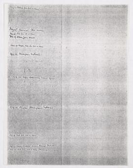 Cushing's notes, 1916