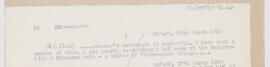 Letter to Arnold Carl Klebs, March 15, 1913