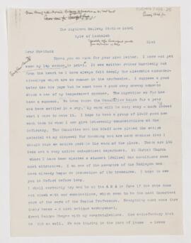 Letter to Frederick Cheever Shattuck, August 21, 1905