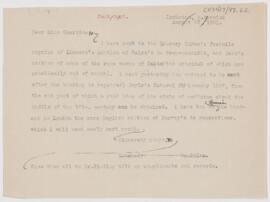 Letter to Margaret E. Charlton, August 27, 1901