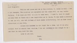 Letter to Campbell Palmer Howard, September 17, 1915