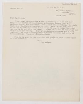 Letter to John Young Walker MacAlister, July 22, 1918