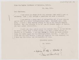 Letter to Fielding Hudson Garrison, January 19, 1914