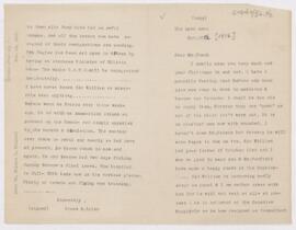 Letter to Wilburt Cornell Davison, November 10, 1916