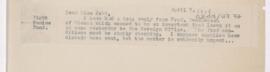 Letter to Miss Jebb, April 7, 1919