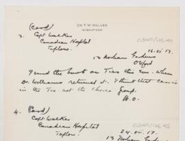 Letter to Thomas Willoughby Walker, June 16, 1917